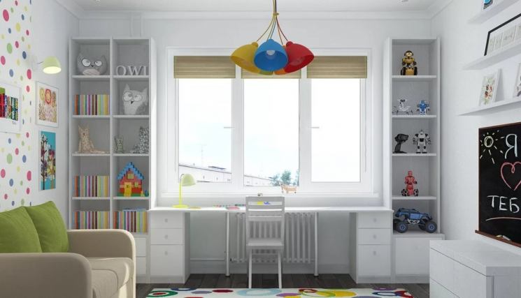Варианты дизайна детской комнаты площадью 8 кв м