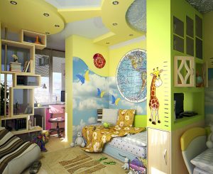 Варианты планировки и дизайна детских комнат на 10 кв. метрах