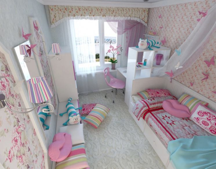 Интерьер детской комнаты девочке 10