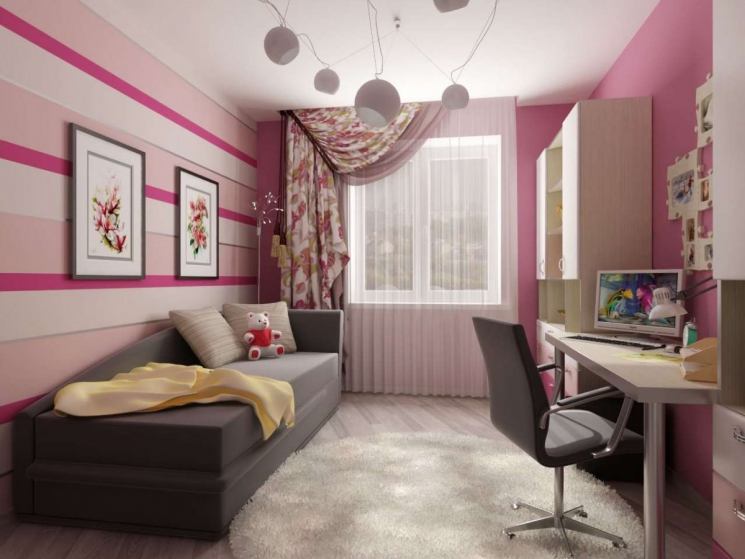 Узкая детская комната - функциональные и оригинальные решения для узких комнат (105 фото)